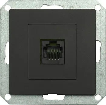 Elektrická zásuvka GREENLUX PREMIUM 1 PC M-N - Zásuvka komunikační 8 pin