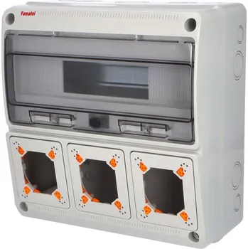Rozvaděč FAMATEL Skříň ACQUA Combi 3975 IP65 3otv. 16mod 3975