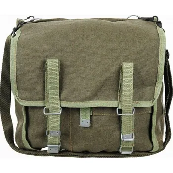 Malá polní Polská Armáda (Vojenské taška, armádní brašna přes rameno, malá polní, tašky k výstrojnímu vaku, chlebník. Praktická menší taška s možností přehození přes rameno jako klasický " Chlebník " o velikosti 30x30x10cm.)