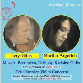 Zahraniční hudba 2CD Wolfgang Amadeus Mozart: Ivry Gitlis & Martha Argerich - Legendary Treasures Live 2023