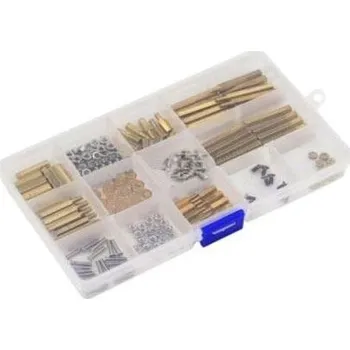 Skříňka na nářadí Distanční sloupky, šroubky a matičky M2,5 a M3 - sada 60ks sloupků