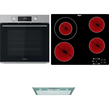 Set domácích spotřebičů WHIRLPOOL OMK58CU1SX + WHIRLPOOL AKT 8130/NE + WHIRLPOOL AKR 650/1 IX