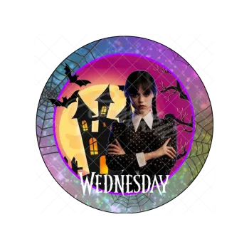 Jedlá dekorace na dort WEDNESDAY 7, VARIANTA Jedlý papír 1693