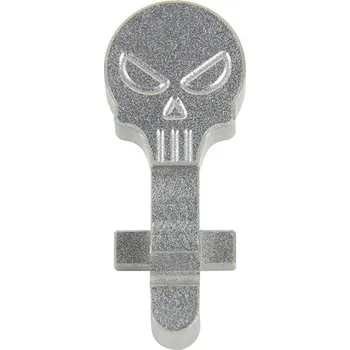 GATE CNC tlačítko záchytu závěru 1A1 M4 - stříbrné