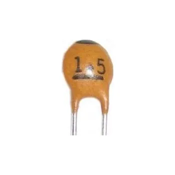 Elektronická součástka 1p5/50V SUNTAN, RM=2,54, keramický kondenzátor