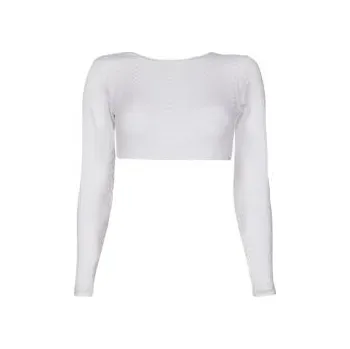 Plavky Barts OCTAVIE CROP TOP White velikost M/L