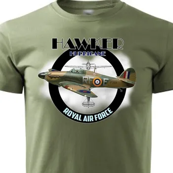 Pánské oblečení STRIKER Tričko Hawker Hurricane Barva: Olivová, Velikost: M