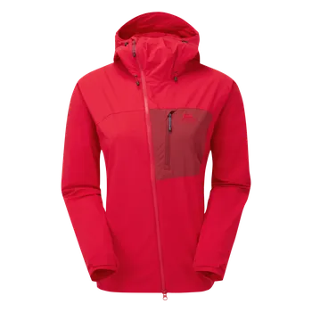 Dámská softshellová bunda Mountain Equipment Squall Hooded Jacket Women'S Barva: Capsicum/TibetanRed, Velikost: S
