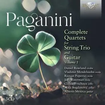 Zahraniční hudba 3CD Niccolò Paganini: Gitarrenquartette Vol.1 2023