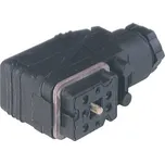 Zásuvka vedení se šroubovým vedením M16 a šroubovými kontakty černá GO 610 WF počet pólů:6 + PE 932 484-100-1 Hirschmann