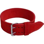 TITANUS opasek Powerlifting dvojitá přezka (červená) M