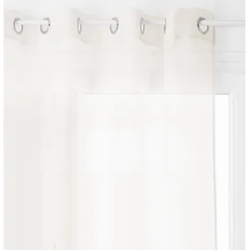 Sprchový závěs Atmosphera Okenní závěs s kovovými kroužky, snadno instalovatelná závěs s jednoduchým designem