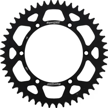 Řetězová sada pro motocykl Hliníková řetězová rozeta SUPERSPROX RAL-460:48-BLK černý 48 zubů, 520