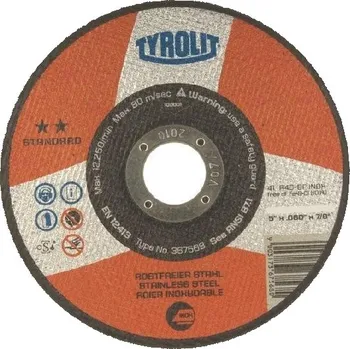 Brusný kotouč Flex 150 x 6,0 x 22 mm - nerez Tyrolit Xpert A30 - BF