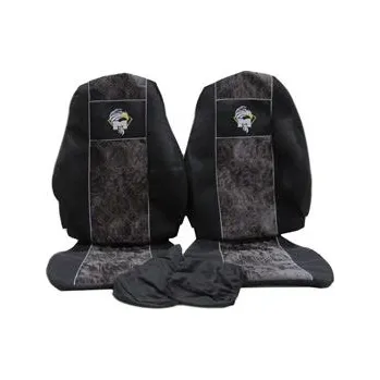 Potah sedadla Autopotahy MAN F2000 / L2000 oba pásy v sedačce, šedé