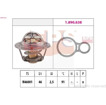 Automobilové těsnění Termostat, chladivo EPS 1.880.524