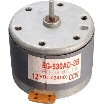 Síťový kabel Motorek EG-530AD 12V levotočivý, 2400RPM, regulace otáček