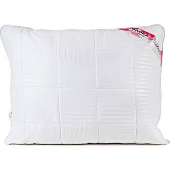 Polštář Prošívaný polštář Dadka LUXUS SUPRA z dutého vlákna, bílý, 40x60cm, 500g