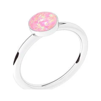 Prsten NUBIS® Stříbrný prsten s opálem - velikost 60 - NBP42-OP08-60