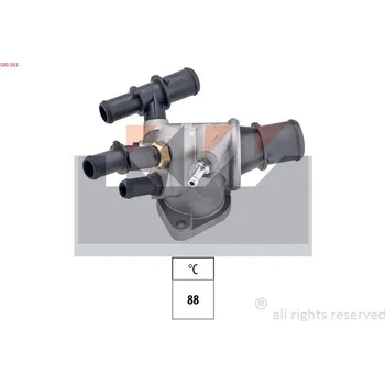 Těsnění motoru Termostat, chladivo KW 580 563