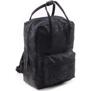 Dětský batoh KIDZROOM Stylový batoh Totally Black Animals