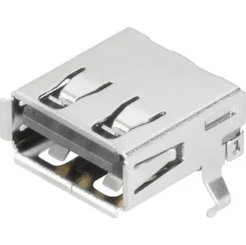 Elektronická součástka Weidmüller USB2.0A T1H 2.5N4 TY BK 2563710000 USB konektor 200 ks