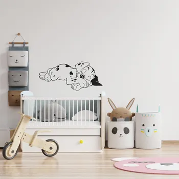 Samolepící dekorace Samolepka na zeď "Malý Dalmatín" 57x26 cm