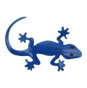 Síťový kabel Reflexní nálepka Ještěrka GECKO modrá