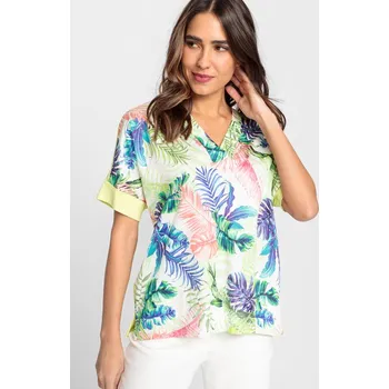 Olsen barevný top 11104533 50192 Limetka 36