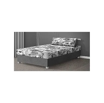 Postelový rošt Postel OMAR 140cm, s matrací, s roštem a s úložným prostorem