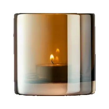 Svícen Svícen na čajovou svíčku Epoque, v. 8,5 cm, lesklý jantar - LSA international