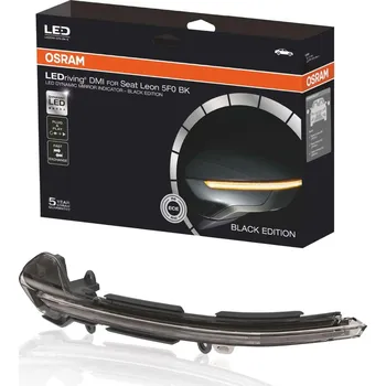 Autožárovka OSRAM LEDRiving dynamický LED blinkr do zrcátka Seat Leon 5F, Ibiza KJ, Arona KJ - Black Edition LEDDMI 5F0 BK