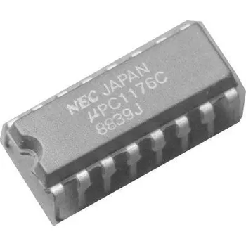 Základní deska uPC1176 - šumová brána pro FM, DIP16