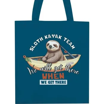 Nákupní taška Nákupní taška unisex s potiskem Sloth kayak team
