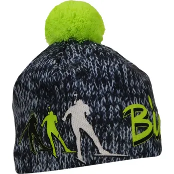 Čepice Biatlonová čepice zimní PINGU BOBY KNIT BIA JUN Svetrovina Žlutá
