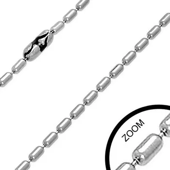 Řetízek Ocelový náhrdelník, oválky