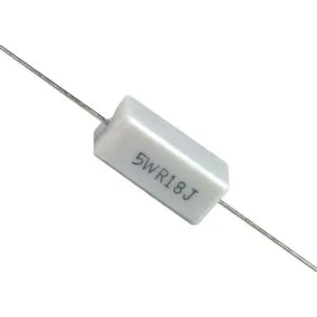 Elektronická součástka 470R rezistor 5W drátový keramický, 5%, 300ppm, 350V