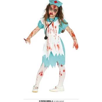 Karnevalový kostým Guirca Zombie zdravotní sestra - dětský kostým Velikost: 10 – 12 let