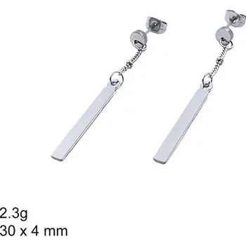 Náušnice Náušnice - Houpací dlouhé - 30 x 4 mm - 2.3g