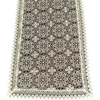 ubrus Béžový krajkový ubrus na stůl Šířka: 80 cm | Délka: 140 cm