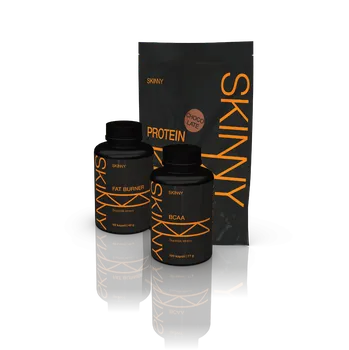 Protein Skinny Výhodné balení PROTEIN dle vlastního výběru, BCAA, FAT BURNER Vyberte příchuť proteinu: Chocolate
