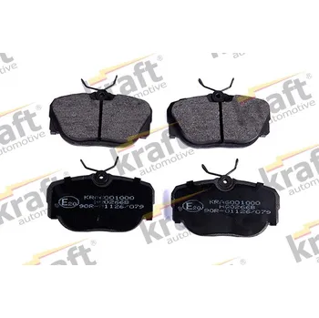 Brzdová destička Sada brzdových destiček, kotoučová brzda KRAFT 6001000