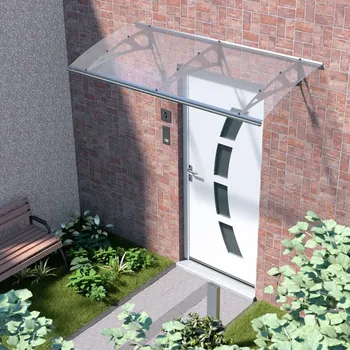 Stříška nad vchodové dveře LANIT PLAST Stříška nad dveře LANITPLAST BLUEMOON XL 197/89 stříbrná LG2581 6079