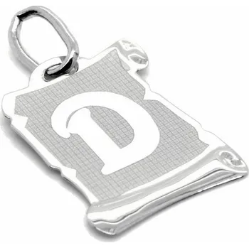 Přívěsek Písmenko D na pergamenu