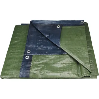 Extol Premium krycí plachta 150 g/m2 zelená/modrá, 4 x 6 m