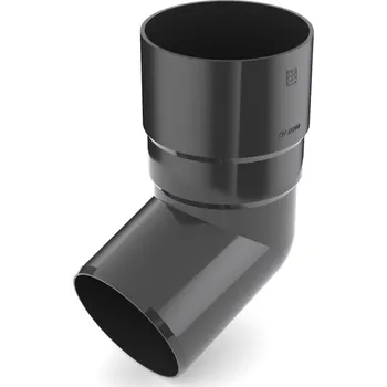 okap BRYZA Koleno svodu 67° plastové Ø 110 mm, Antracit RAL 7021