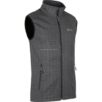 Pánská bunda pánská softshelová vesta - KILPI-Tofana-M-MEL (KILPI-Tofana-M-MEL - šedá)