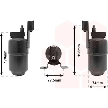 Sušič klimatizace Sušárna, klimatizace VAN WEZEL 1800D296