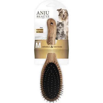 Kosmetika pro kočku Anju Beauté Brosse simple jednoduchý kartáč všestranná péče o srst velikost M
