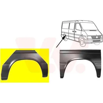 Blatník karosérie Boční stěna VAN WEZEL 3075145